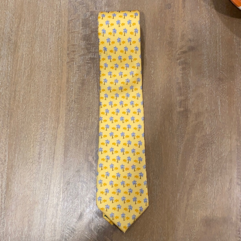 Tommy Hilfiger - palm tree silk tie